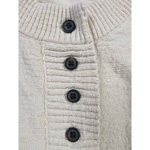 MADEWELL Brampton Crop Cardigan Sweater Ivory Cream Size XS - Picture 5 of 8